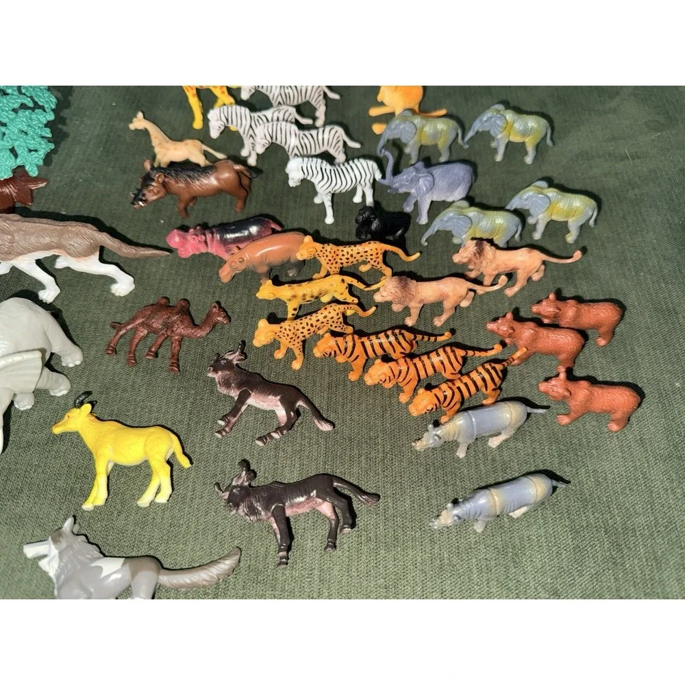 Mixed Lot Of Toy Animals Safari Includes Some Schleich